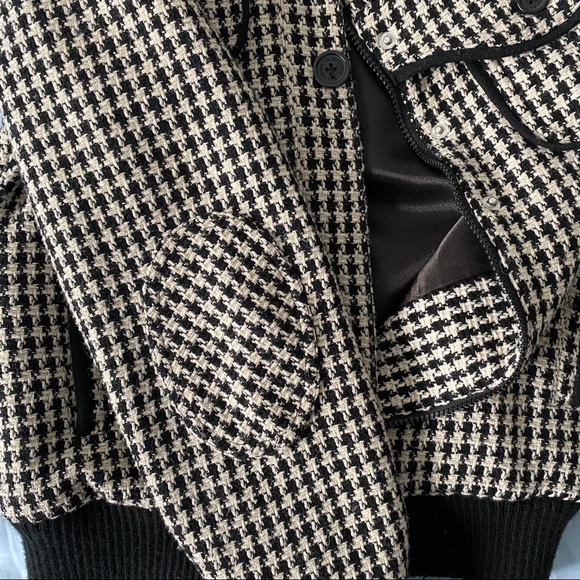 Billabong Checkered Wool Bomber Jacket - Picture 6 of 8
